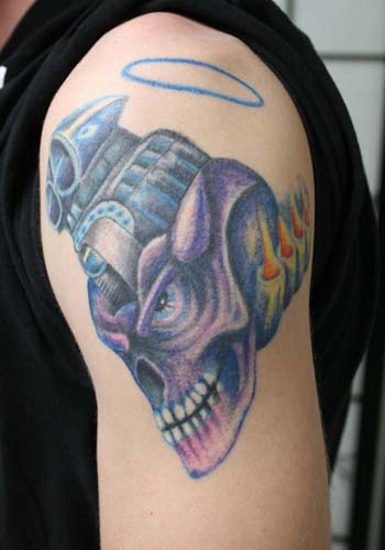 This is what you can do with your V8 engine, v8 tattoos
