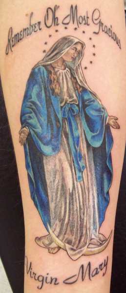 mother mary tattoo. Tattoo Virgin Mary