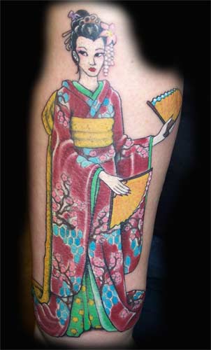 bps tattoo.GEISHA. Tattoo par Olive - BPS TATTOO - Nimes