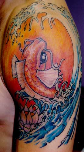 Koi Tattoo Cover Up. this tattoos fantastic tattoos for 2010.
