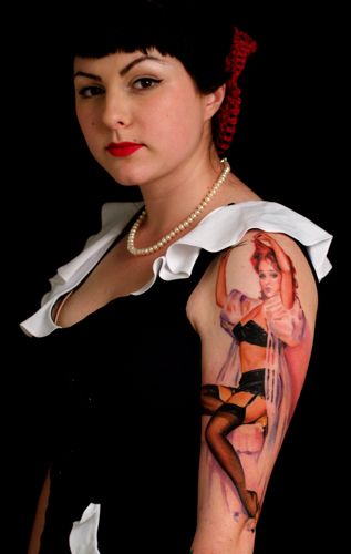 Looking for unique Tattoos? Gil Elvgrin pin up click to view large image