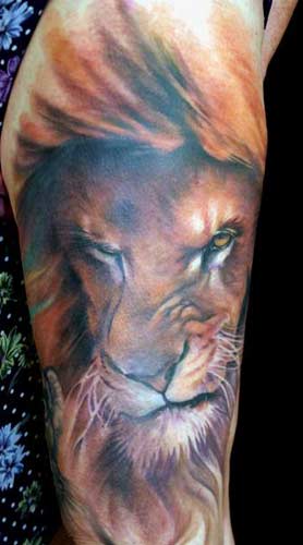 tiger tattoo. realistic tiger tattoo