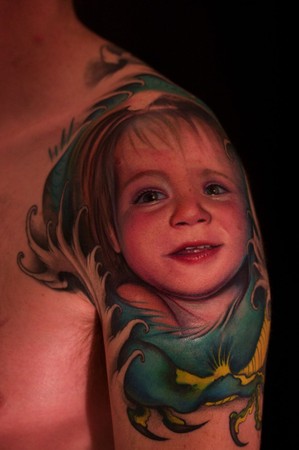 Portrait Dragon sleeve