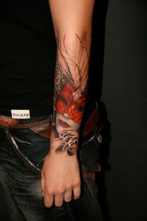 Masquerade forearm piece