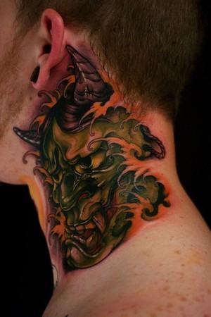 Hanya Mask Tattoo