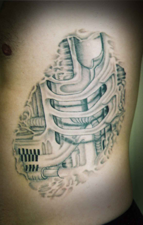 Comments: biomechanical rib piece done in 9 hours