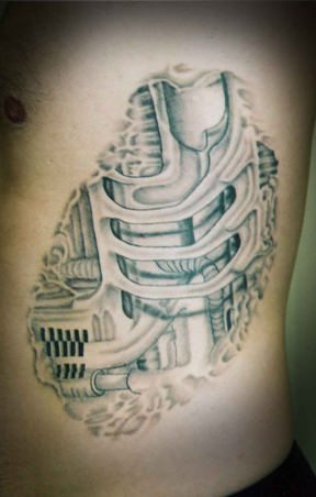 Biomechanical Tattoo. boston-ribs.jpg Boston Tattoo Convention September 12- 