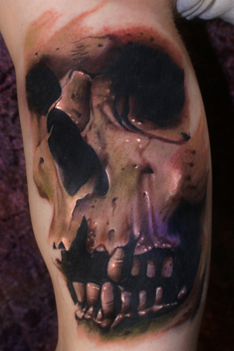 scull tattoo. Joshua Carlton - Skull