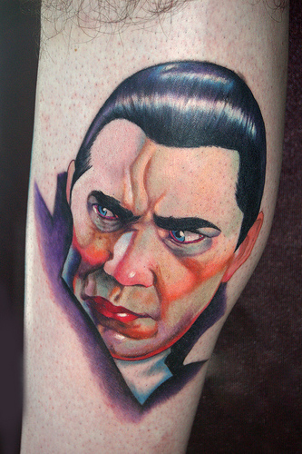 Bella Lugosi Dracula Vampire Realisic portrait color