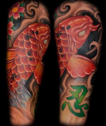Dragon and Koi Tattoos
