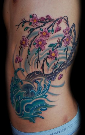 cherry blossom tree tattoo images. Cherry+lossom+tree+tattoo