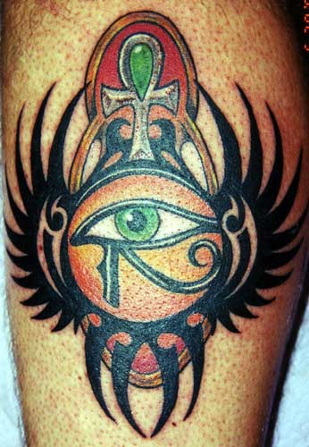 egyptian eye of Horus tatto