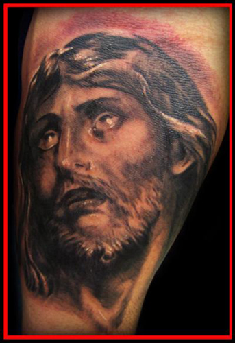 Tattoo Jesus Face