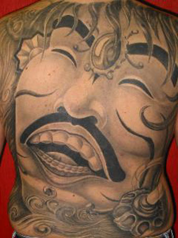 Keyword Galleries Black and Gray Tattoos Traditional Asian Tattoos 