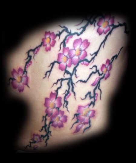 japanese cherry tree tattoo. Cherry Blossom