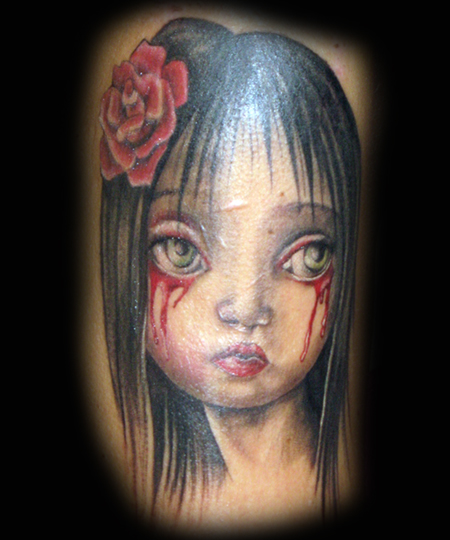 Looking for unique Dark Skin tattoos Tattoos Ryden Sad Sad Girl Tattoo