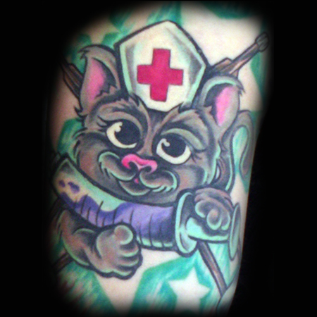 Nurse and tattoo artist