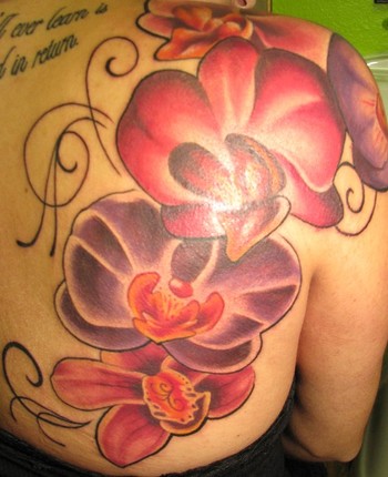 Comments I love this orchird tattoo Keyword Galleries Color Tattoos