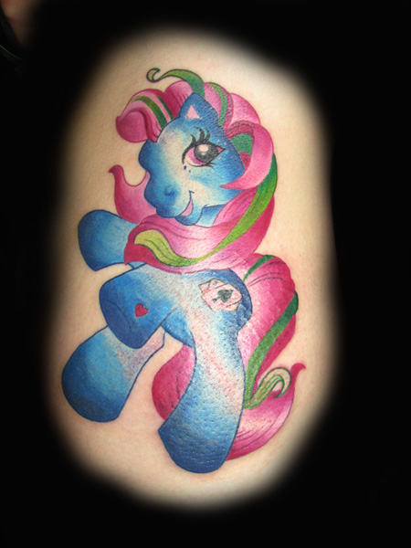 Placement: Ribs Comments: I did this My little pony tattoo at the South 