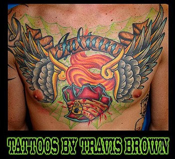 Wing Tattoo on Lucky 7 Tattoo Studio   Tattoos   Page 4   Heart Wings Tattoo