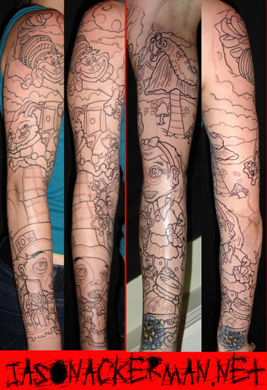  IT IS OF ALICE AND WONDERLAND Keyword Galleries Color Tattoos 