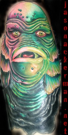 creature from the black lagoon : Tattoos :
