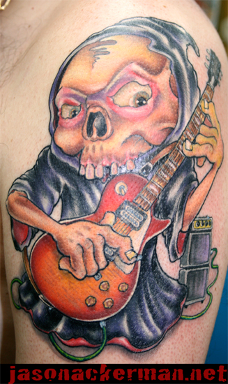 Tattoos Evil Grim Reaper tattoos the grim reaper aka the grim ripper