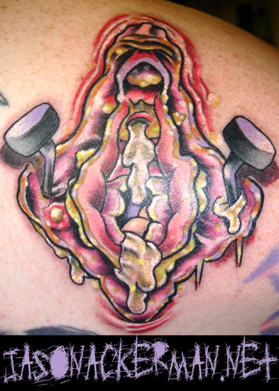 Women Lower Back Tattoos Cross