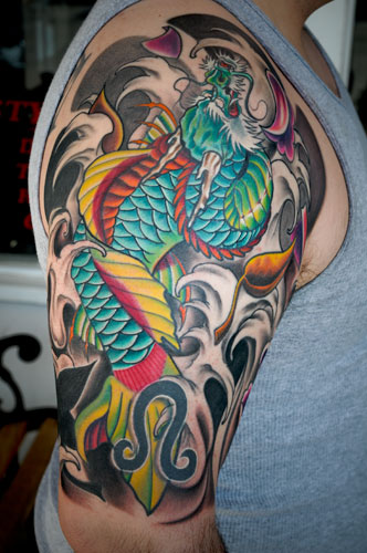 traditional japanese tattoo. Traditional Japanese Koi