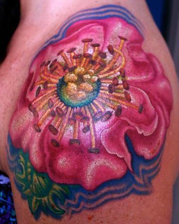 Big Flower Tattoo