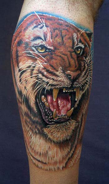 Nature Animal Tattoos tiger