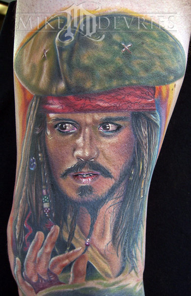 johnny depp jack sparrow tattoo. Tattoos Fantasy. Jack Sparrow