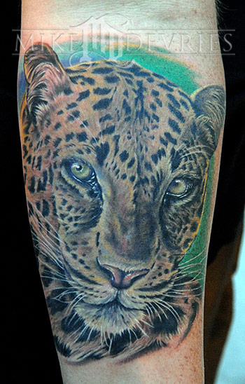 Mike DeVries - Leopard Tattoo Leave Comment