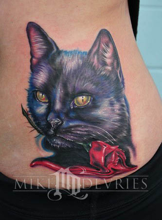 Mike DeVries - Black Cat Large Image Leave Comment
