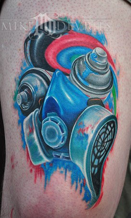 This Graffiti Tattoo was done at the Tattoo Jam 2009 in the Uk ,on a cool 