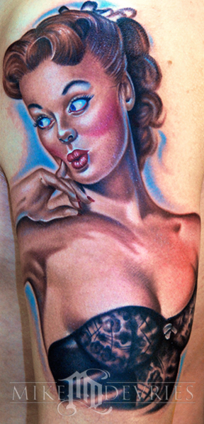 Keyword Galleries Color Tattoos Portrait Tattoos Pin Up Tattoos 