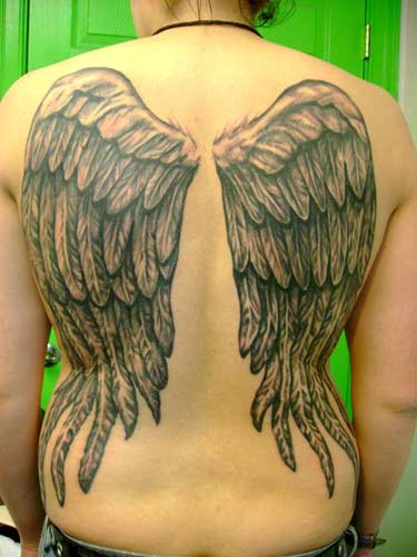Tattoos Jesse Britten Angel Wings click to view large image
