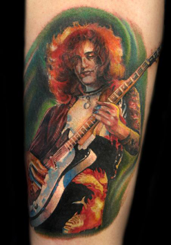 god tattoos. Nate Beavers - Guitar God