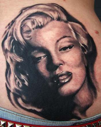 marilyn monroe tattoos. Comments: Marilyn Monroe black