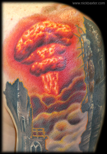 Looking for unique Horror tattoos Tattoos? Mushroom Cloud (Detail)