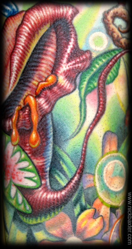 Looking for unique Tattoos? Pitcher Plant (Detail)