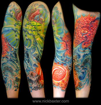 Looking for unique Nick Baxter Tattoos Glowing Inspiration Sleeve