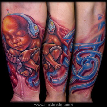 Off the Map Tattoo Tattoos BioOrganic Birth Of Musical Creation