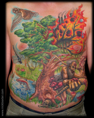 tree tattoo. family tree tattoos