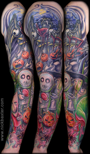 Nightmare before christmas tattoos