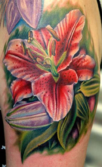 Off the Map Tattoo Tattoos Flower Lily untitled lily tattoos