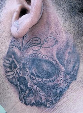 Sugar Skull Tattoo click to view large image