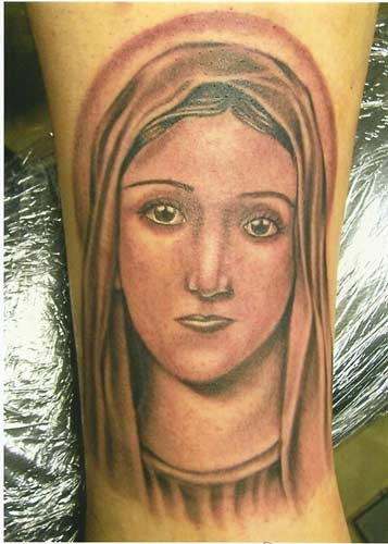 Religious Mary Tattoos