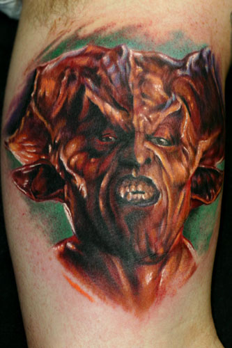 demonic tattoos. Religious Demon tattoos