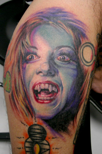 naked girl tattoos. vampire tattoo - Tattoos -